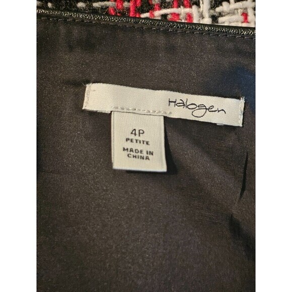 Halogen Womens Mini Skirt Half Front Zipper Textured Knit Multicolor Wool Blend - Picture 5 of 9